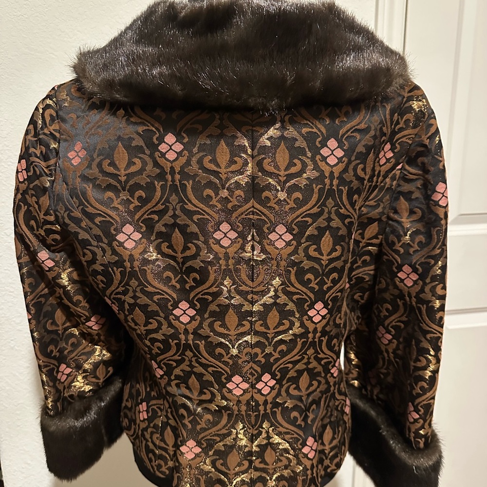 Nine West Black and Brown Patterned Jacket - Picture 2 of 3